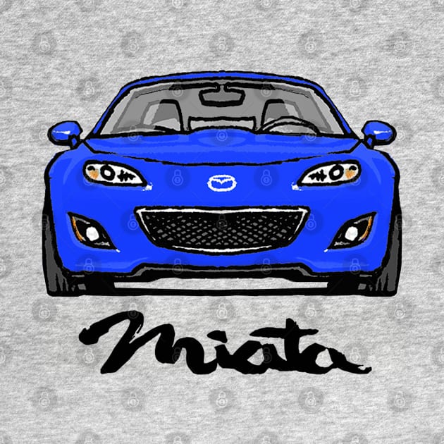 Mazda Mx5 Miata NC2 Blue by Woreth